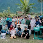 Para penerima bantuan sapras pertanian organik dari PT Vale IGP Morowali, Selasa (17/6/2025). (Foto: PT. Vale Indonesia)