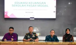 Prajurit Korem 132/Tadulako Ikuti Sekolah Pasar Modal dari OJK Sulteng