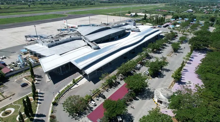 Bandara Mutiara Sis Al-Jufri Palu setelah direhabilitasi. (Foto: HO-Dirjen Perhubungan Udara)