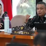 Wali Kota Palu Hadianto Rasyid dan Wawali Imelda pada dialog bersama mahasiswa dan perwakilan masyarakat di Ruang Bantaya Kota Palu, Kamis (4/9/2025). (©Prokpoim Setda Kota Palu/Jufri)