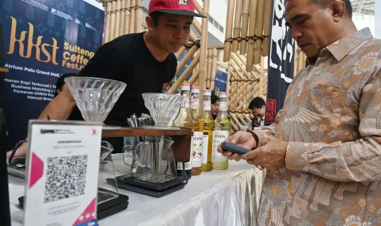 Transaksi QRIS Sulteng Tumbuh 101,86 Persen, Capai 20,8 Juta Transaksi