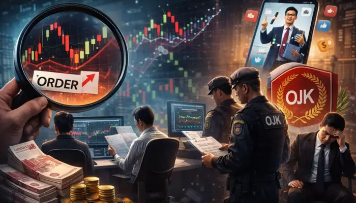 OJK Denda Pegiat Medsos dan Pelaku Manipulasi Harga di Pasar Modal