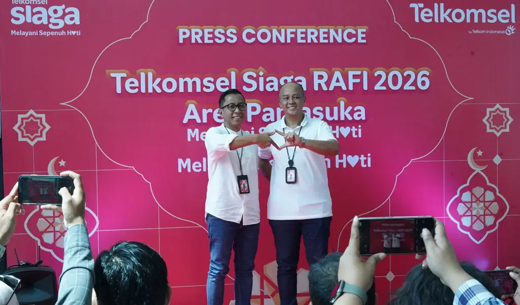 Peluncuran Telkomsel Siaga RAFI 2026 di Makassar, Kamis (26/2/2026). (©Telkomsel Pamasuka)