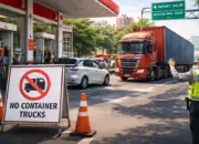 Pengisian BBM Truk Kontainer, Dialihkan ke Lingkar Luar